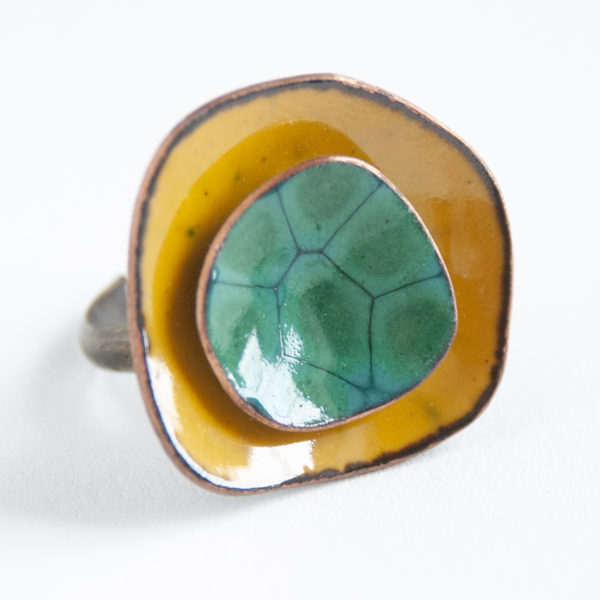 Cor do Cobre - Enamel Ring - Zezere 3