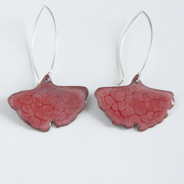 Cor do Cobre - Enamel Earring - Avencas 3