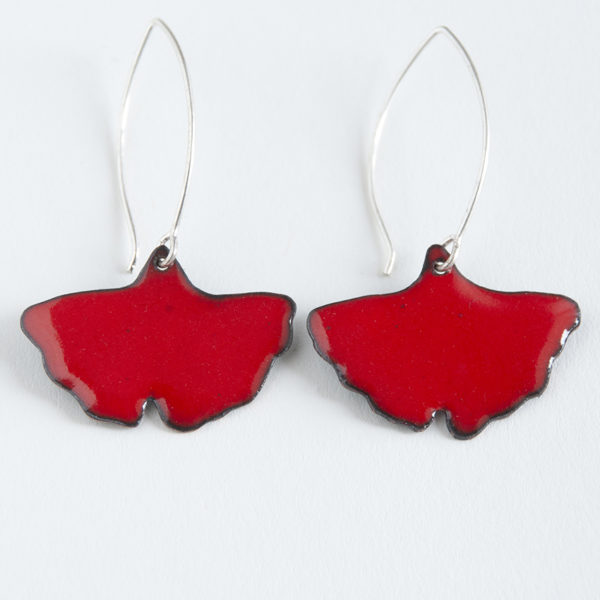 Cor do Cobre - Enamel Earring - Avencas 4