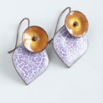 Cor do Cobre - Enamel Earring - Apulha 2