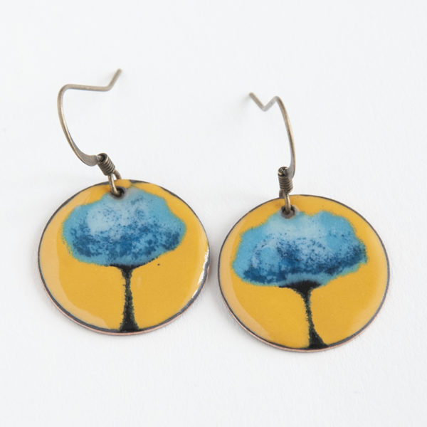 Cor do Cobre - Enamel Earring - Odeceixe b4