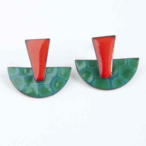 Cor do Cobre - Enamel Earring - Galé b4