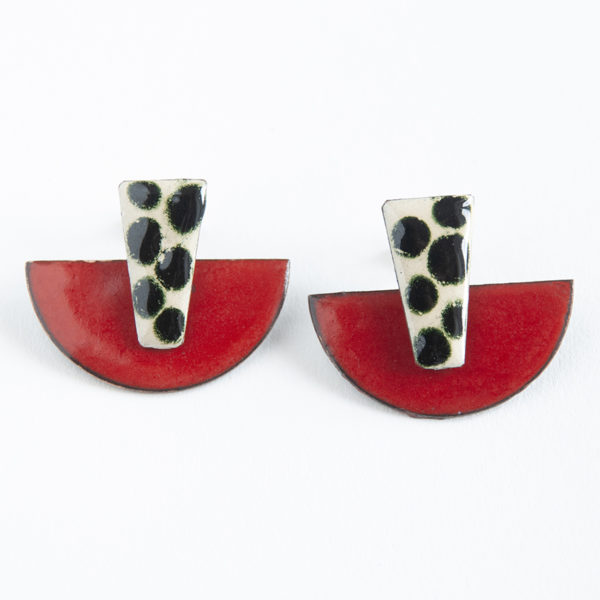 Cor do Cobre - Enamel Earring - Galé b5