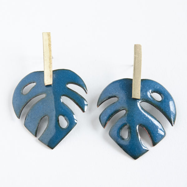 Cor do Cobre - Enamel Earring - Ingrina b2