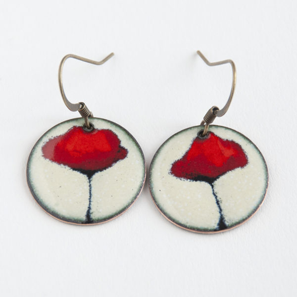Cor do Cobre - Enamel Earring - Odeceixe b2