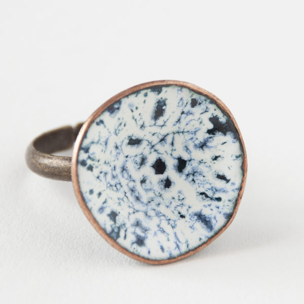 Cor do Cobre - Enamel Ring -Tróia 6