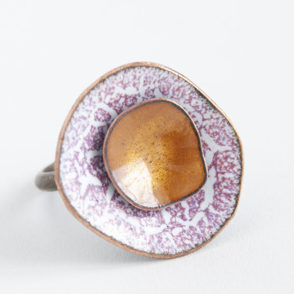 Cor do Cobre - Enamel Ring - Zezere 4