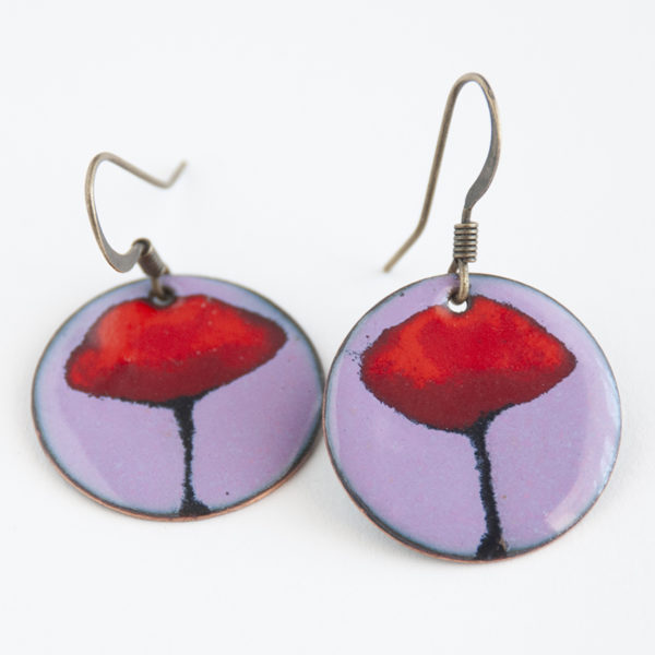 Cor do Cobre - Enamel Earring - Odeceixe b3