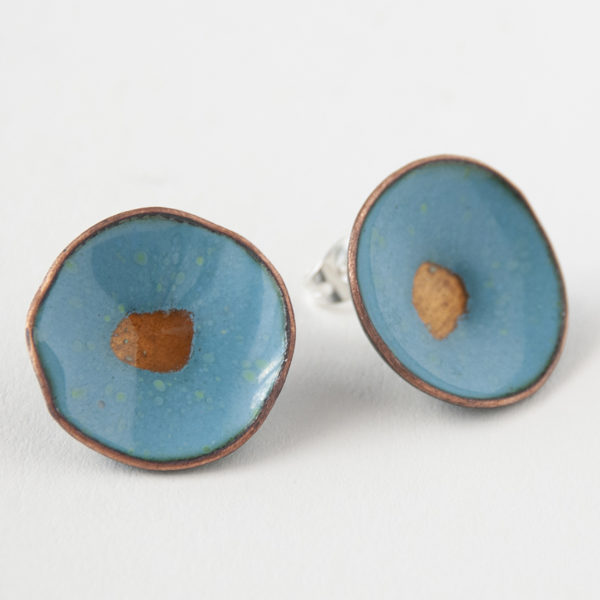 Cor do Cobre - Enamel Earring - Amoreira b2