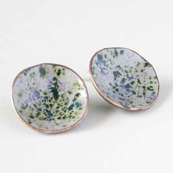 Cor do Cobre - Enamel Earring - Amoreira b5